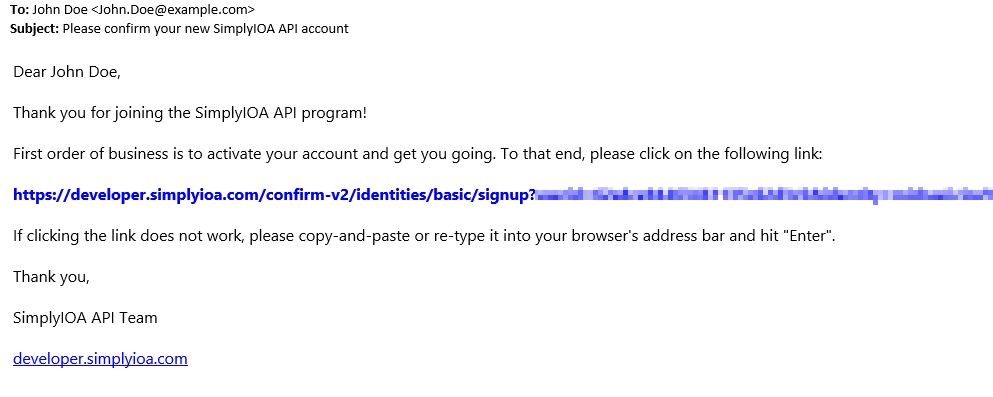 APIM Email